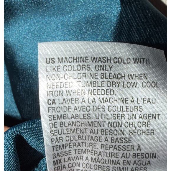 INC NWT Mosaic Green Satin Skirt Women’s XL Mid Length Holiday Party - Picture 10 of 10